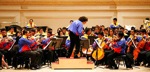 The Simón Bolívar Youth Orchestra of Venezuela